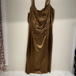Newport News  Bronze Sleek Evening Dress Photo 1