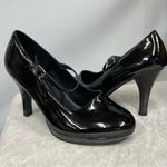 Mary Jane Elegant Black Patent Leather Heels size women’s 11 pumps Photo 6