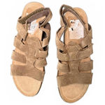 Munro  New Suede Strappy Sandals in Tan, size 6 Photo 0