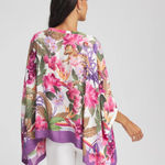 Chico's Chico’s Floral-Print Poncho Size L/ XL Photo 1