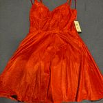 Dillard's Red Sequin Mini Dress Photo 0