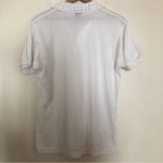 Fruit of the Loom Best Tee White Gemstone Rhinestone Button Collar T-Shirt Top Photo 3