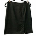 NY & Co Gray Front Slit Stretch Pencil Skirt Size 6 New York and Company Women's Photo 0
