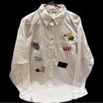 Warner Bros Men's White Cartoon Graphic Shirt size L Size L Photo 1