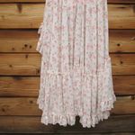 Mac Duggal   White Multicolor Floral Print Sleeveless Ruffled High-Low Gown Photo 12