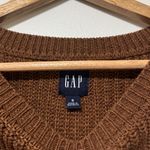 Gap  Cotton Knit Sweater Size Small Women’s Brown Neutral Fall Photo 2