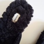 Birdies  Phoebe Black Velvet Faux Fur Lining Mule Goth Preppy Luxury Flats 10.5 Photo 7