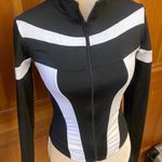 Lavishly Paris NWT, striped lightweight zip up sport jacket Photo 7