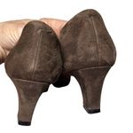Sesto Meucci Brown Suede  Buckle Pumps Women's Heels Size‎ 7M Italy Vintage Photo 5