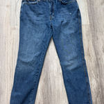 We The Free  Free People Distressed Raw Hem Cropped‎ Jeans Blue Women's Size 31 Photo 0
