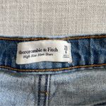 Abercrombie & Fitch  High Rise Mom Shorts Size 28 Distressed Denim Shorts Photo 5