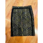 Diane Von Furstenberg  Marta Framed Python Snake Reptile Print Size 4 Mob Wife Photo 4