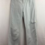 Periscope Womens Cargo Pants Size 3 Light Gray Cotton Photo 0