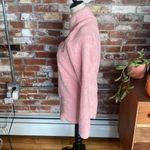 Charles River Apparel Pink Fuzzy Initialed Sherpa Pull Over Size S Photo 2