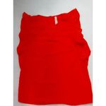 Mystree  Orange Embroidered Flutter Sleeve Blouse S Corporate Siren Dopamine Twee Photo 5