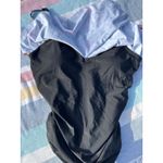 NWOT, Women, One Piece Bathing Suit, Ruffle Top with Black, Sz XL Black Photo 4