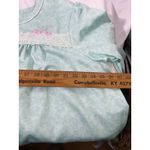 Croft & Barrow Intimates Women Nightgown Floral Button Long Mint Green 2X Photo 10