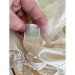 Vintage lace trimmed tank top lingerie white size S White Photo 6