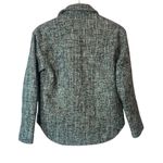 Derek Lam  Button Up Tweed Green Shacket Photo 1