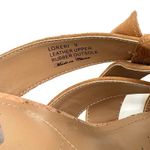 NYDJ Loreri Suede Leather Tan Cork Mule Block Heel Casual Sandals Size 9 Photo 2
