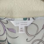 LC Lauren Conrad  Floral Print Blouse Size Medium Photo 4