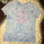 Vans  blue tie dye washed t shirt sz small Photo 0