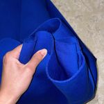 Jovani Size 00 Royal Blue One shoulder Ruffled Gown Photo 8