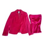 Worthington  Stretch Red Suit Set — Blazer (10) + Trousers (4) Photo 1