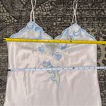 Natori Vintage Women’s Size S M Pale Pink Blue Lace Front Spaghetti Strap Gown Photo 8