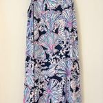 Lilly Pulitzer  Luella Dress in Deep Sea Navy Shells Size S LIKE NEW Photo 2