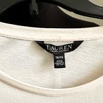 Ralph Lauren Lauren  Winter White Long Sleeve Lovo Shirt Photo 4
