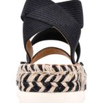 White Mountain NEW  Kolton Ankle Strap Sandal Espadrille Black  11 Photo 3