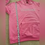 Bebe X CIARA COLLECTION Pink Velour Hoodie with Rhinestones size large Photo 10