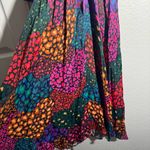 Farm Rio  • Midi Dress • Rainbow Hearts • Multicolor • Long Sleeve • Small Photo 7