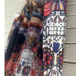 One World  Y2K Skull Multicolor Top size XXXL Photo 3