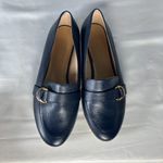 Talbots Ryan D-Ring Loafers - Tonal Webbing Navy Leather Womens 9.5M P203041445 Photo 8