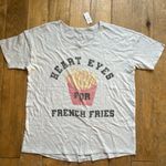 Aerie Offline by  “Heart Eyes for Fries” Oversized T-shirt Small NWT Photo 0