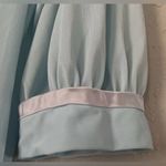 Vintage Gossard Artemis Nightgown Womens Medium Ice Blue Nylon Robe Button Up Photo 2
