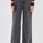 De rococo no 12 high rise super wide full length black jeans Size 27 Photo 0