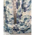 Storia New ‎ Sleeveless Dress Women's Sz Large Blue Floral Maxi renaissance dress Photo 3