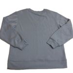 Z Supply Sweatshirt Womens X Small Blue V Neck Long Sleeve Pullover Cotton Blend Photo 2