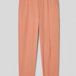 Everlane The Tencel Way-High Taper Pant in Tawny Pink, Sz 14 Photo 2