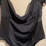 NWT ASOS Black Mesh Bikini One Piece Size 16 Photo 5