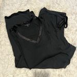 Brooks Brothers 1818 Women's Large Black 100% Cotton Pima Pajama Set Super Soft Photo 0