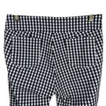 J.McLaughlin Blue White Gingham Stretch Leggings Womens 12 Tummy Control Pants Photo 8