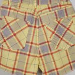 We Wore What Yellow Plaid Shorts NWT Size 26 Plaid High Waist Shorts Photo 6