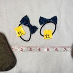 Handmade Bow Hairtie Set 42 Blue Photo 0