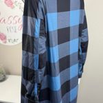 Beautiful NWTs Women’s Flannel‎ Top Size L Blue Size L Photo 4