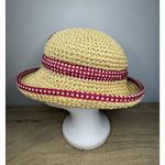 Disney Minnie Mouse Hat Floppy Sun Garden WDW Walt  World 100% Paper Vintage Photo 1