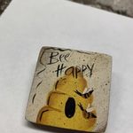 Lot Of 2 Brooches Pins • Bee Happy (Be Happy) Photo 1